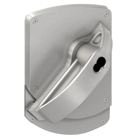 Schlage Grade 1 Storeroom Lock, High Security Ligature Resistant Trim, SFIC Prep Less Core, Satin Stainless ND80BD HSLR 630 LH